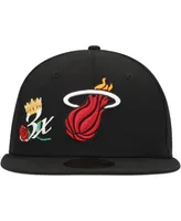 Men's New Era Black Miami Heat Crown Champs 59FIFTY Fitted Hat