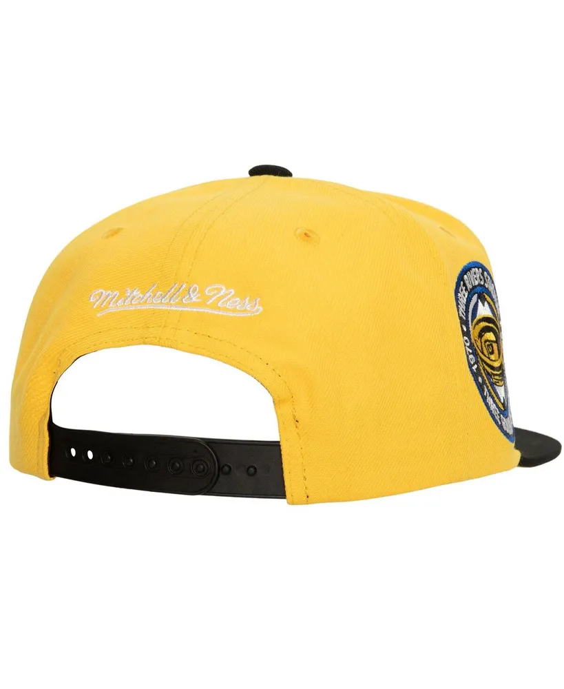 Men's Mitchell & Ness Gold, Black Pittsburgh Pirates Hometown Snapback Hat