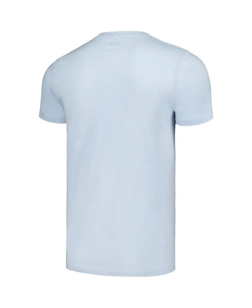 Men's and Women's Mad Engine Light Blue Nintendo Kirby Starry Box T-shirt