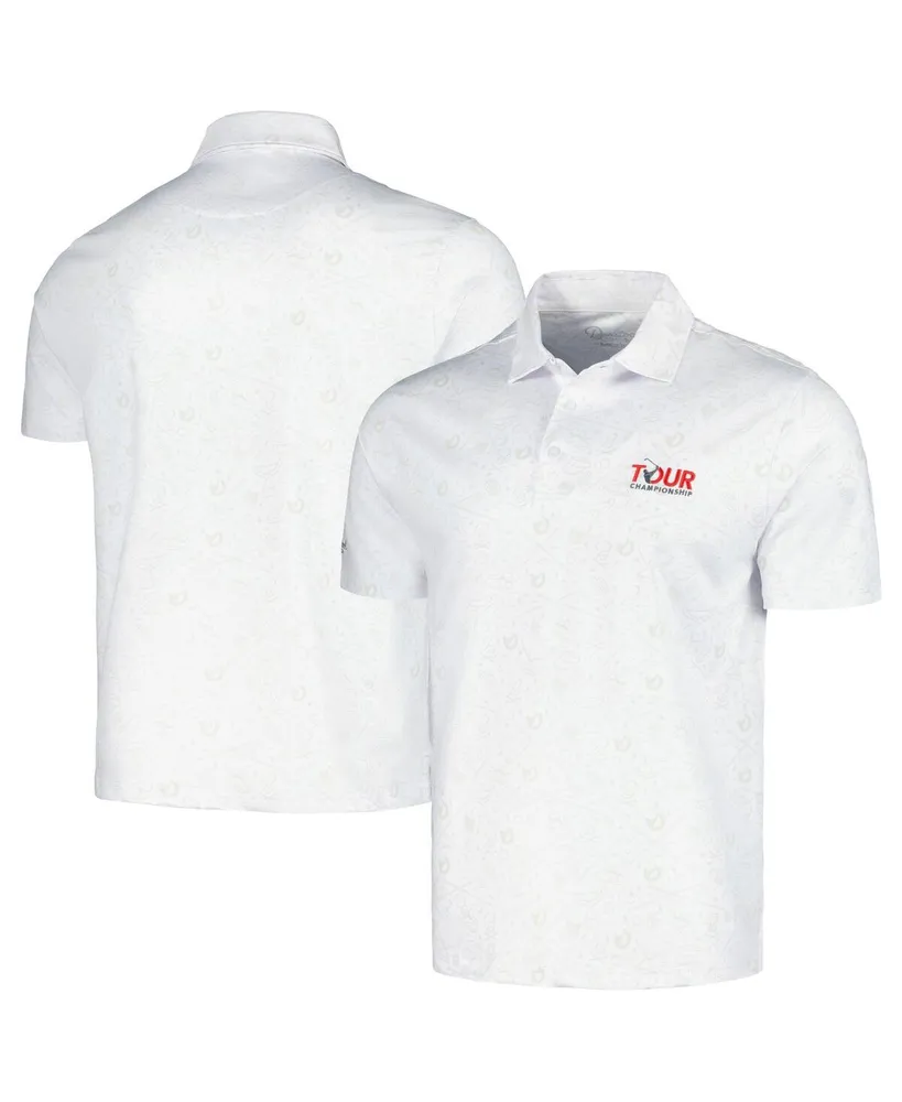 Men's Barstool Golf White Tour Championship Polo Shirt