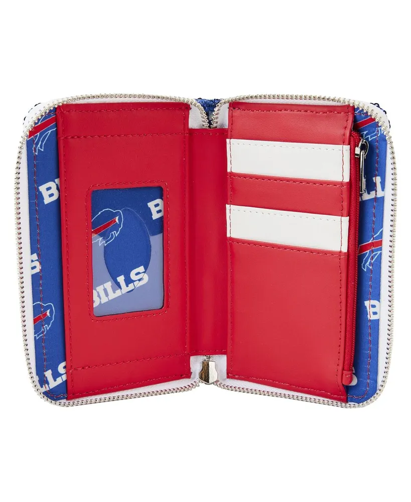 Women's Loungefly Buffalo Bills Sequin Zip-Around Wallet