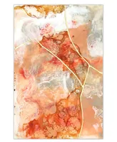 Empire Art Direct "Coral Lace I" Frameless Free Floating Tempered Glass Panel Graphic Wall Art, 48" x 32" x 0.2"