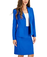 Le Suit Petite Two-Button Jacket & Pencil Skirt