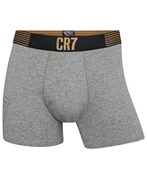 CR7 Men's Cotton Blend Comfort Waistband Trunks, Pack of 2