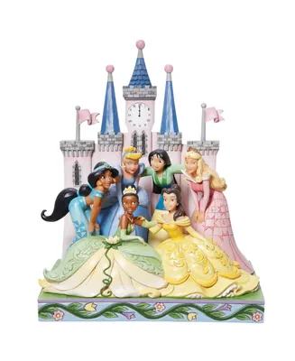 Jim Shore Princess Group in Front of Castle Figurine