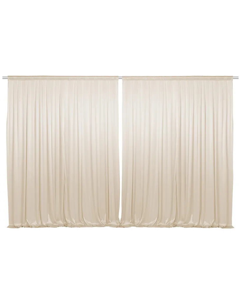 Lann's Linens Set of 2 Photography Backdrop Curtains