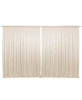 Lann's Linens Set of 2 Photography Backdrop Curtains