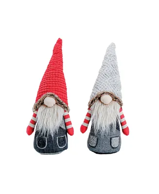 Santa's Workshop 20" Denim Gnomes, Set of 2