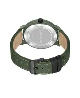 Timberland Men's Quartz Driscoll Green Nylon Strap Watch, 46mm