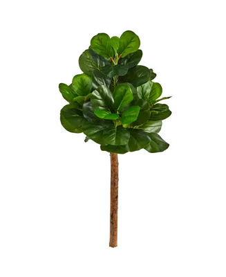 Nearly Natural 42" Artificial Fiddle Leaf Tree No Pot