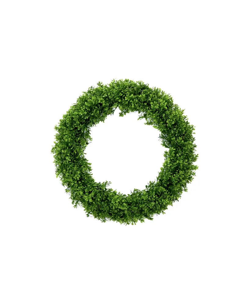 Nearly Natural 20" Artificial Boxwood Wreath