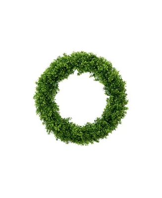 Nearly Natural 20" Artificial Boxwood Wreath