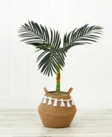 Nearly Natural 36" Artificial Cane Palm Tree No Pot