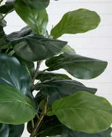 Nearly Natural 72" Artificial Fiddle Leaf Tree