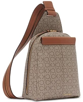 Calvin Klein Millie Signature Convertible Sling Backpack