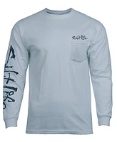 Salt Life Men's Hook, Line & Sinker Logo Graphic Long-Sleeve T-Shirt