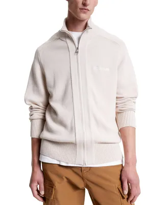 Tommy Hilfiger Men's Chunky Zip-Through Sweater