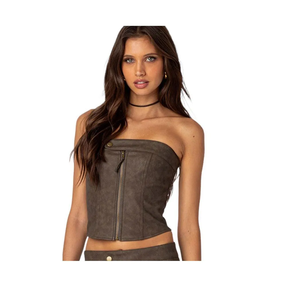 Women's Ziva Lace Up Corset Top