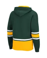 Men's Colosseum Green Ndsu Bison Lace Up 3.0 Pullover Hoodie