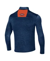 Men's Under Armour Navy Auburn Tigers Gameday Twist Quarter-Zip Top