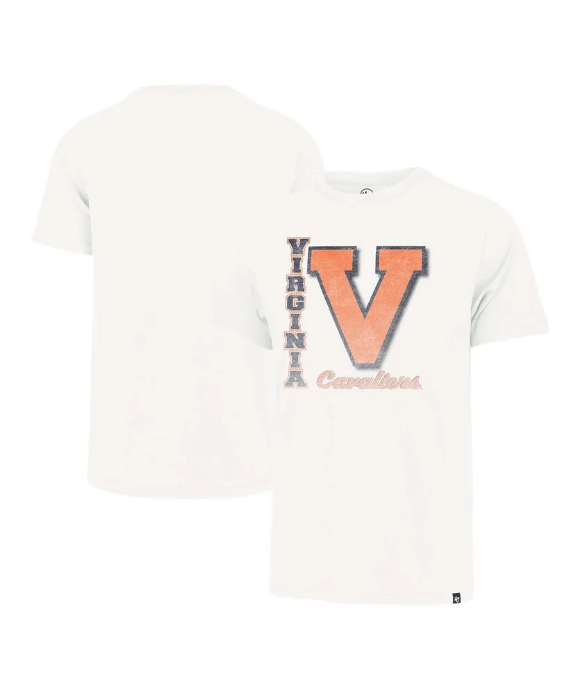 Men's '47 Brand Cream Distressed Virginia Cavaliers Phase Out Franklin T-shirt