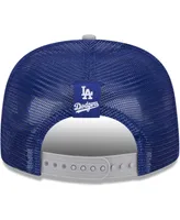 Men's New Era Royal Los Angeles Dodgers Speed Golfer Trucker Snapback Hat