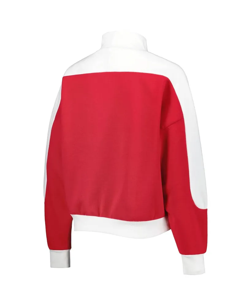 Women's Gameday Couture Crimson Oklahoma Sooners Make it a Mock Sporty Pullover Sweatshirt