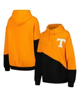 Women's Gameday Couture Tennessee Orange, Black Volunteers Matchmaker Diagonal Cowl Pullover Hoodie