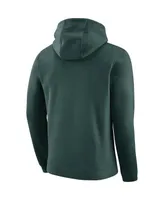 Men's Nike Green Michigan State Spartans Arch Club Fleece Pullover V-Neck Hoodie