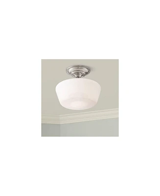 Regency Hill Floating Rustic Farmhouse Ceiling Light Semi Flush