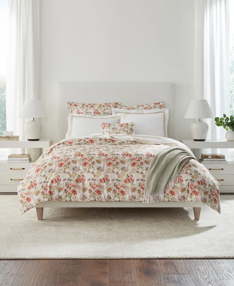 Sferra Siena Cotton Duvet Cover, Full/Queen, Created for Macy's