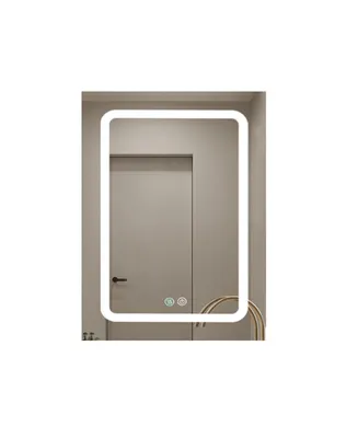 Simplie Fun 30x20 Inch Led Bathroom Medicine Cabinets Surface Mounted