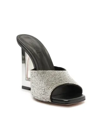 Schutz Women's Filipa Shine Wedge Slide Sandals