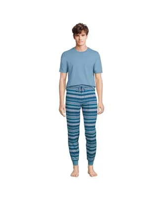 Lands' End Men's Knit Jersey Pajama Sleep Set