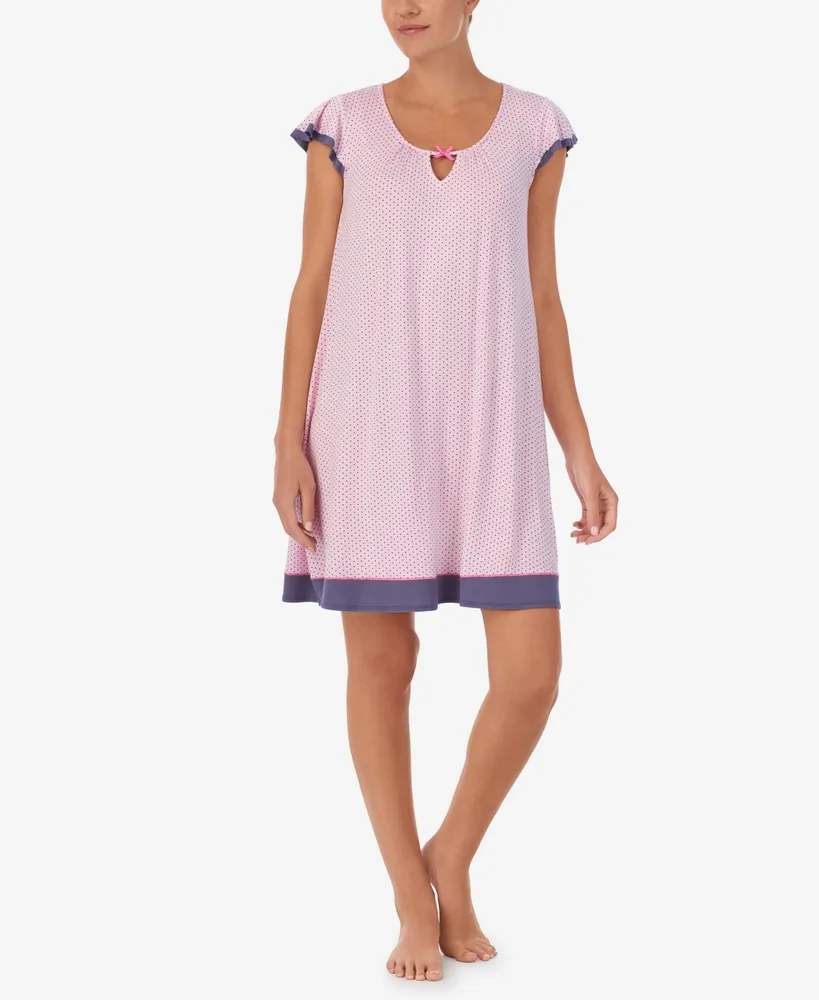 Ellen Tracy Women's Short Sleeve Nightgown