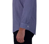 C-lab Nyc Men's Slim-Fit Mini-Check Dress Shirt