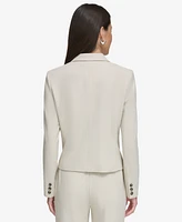 Dkny Women's Peak-Lapel Button Blazer