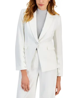 Tahari Asl One-Button Blazer