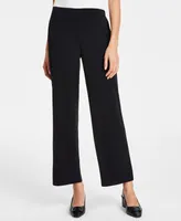 Jm Collection Women's Knit Wide-Leg Pull-On Pants, Regular & Short Lengths, Created for Macy's