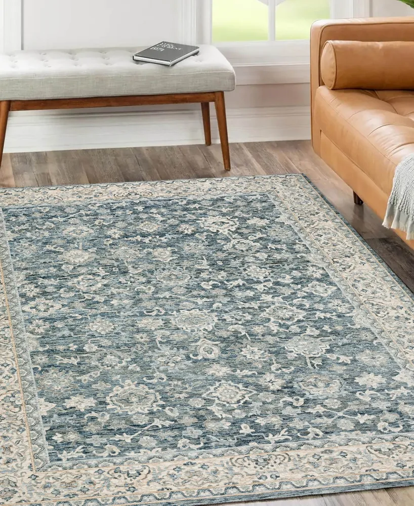 D Style Kingly KGY3 1'8" x 2'6" Area Rug