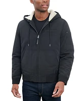 Lucky Brand Men's Fleece-Lined Zip-Front Hooded Jacket