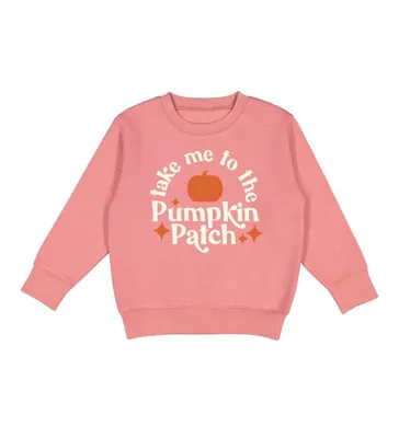 Little and Big Girls Take Me To The Pumpkin Patch Sweatshirt