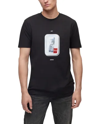 Boss by Hugo Boss Men's Seasonal Artwork Regular-Fit T-shirt