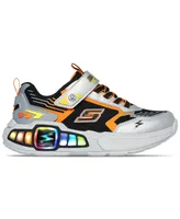 Skechers Little Boys Lights- Light Storm 3.0 Light-Up Adjustable Strap Closure Athletic Sneakers from Finish Line