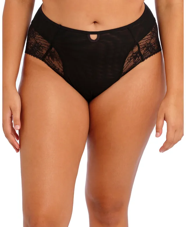 Soma Embraceable Super Soft Signature Lace Brief Underwear, Black