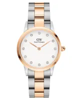 Daniel Wellington Women's Iconic Link Lumine Two-Tone Stainless Steel Watch 28mm - Two