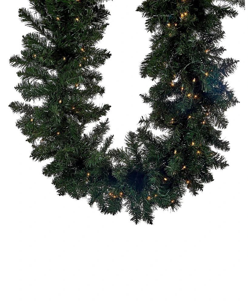 Kurt Adler 9' Prelit Twinkle Led Vanderbilt Garland