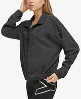 Dkny Sport Women's Ruched-Sleeve Commuter Jacket