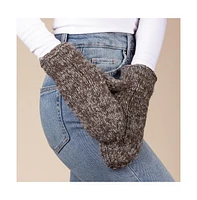 Feelgoodz Women s Artisan Hand-Knit Rosa Speckled Wool Mitten