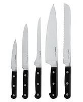 BergHOFF Contempo German Steel 7-Pc. Cutlery Set in Wood Case & Sharpener